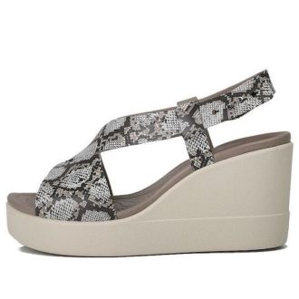 Crocs (WMNS) Brooklyn Thick Sole Grå sandaler &laquo;Gray&raquo; 206222-93T