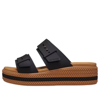 Crocs (WMNS) Brooklyn Woven Buckle Sandals &laquo;Black Brown&raquo; 209978-001