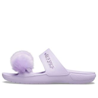 Crocs (WMNS) Classic Fur Sure Slip-On Sandaler &laquo;Lilac&raquo; 207405-530