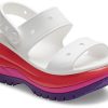 Crocs (WMNS) Classic Mega Crush Sandal &laquo;White Red Purple&raquo; 207989-94S