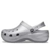 Crocs (WMNS) Classic Platform Glitter Clog &laquo;Silver&raquo; 207241-040