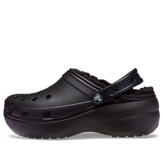 Crocs (WMNS) Classic Platform Lined Clog &laquo;Black&raquo; 207938-001