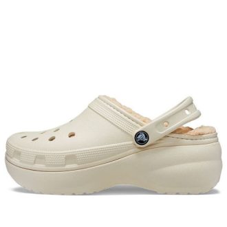 Crocs (WMNS) Classic Platform Lined Clog &laquo;Bone&raquo; 207938-2Y2