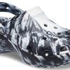 Crocs (WMNS) Classic Platform Marmored Clog &laquo;Black White&raquo; 207176-066