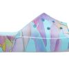 Crocs (WMNS) Classic Platform Palm Print Slide &laquo;Blue Multi-Color&raquo; 208607-4NQ