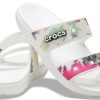 Crocs (WMNS) Classic Tie-dye grafisk sandal &laquo;Black Green&raquo; 207283-94S