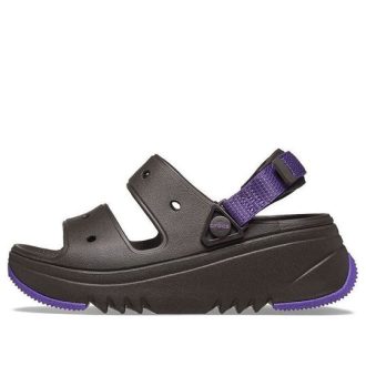 Crocs (WMNS) Hiker Xscape Sandal &laquo;Espresso Neon Purple&raquo; 208181-2A0