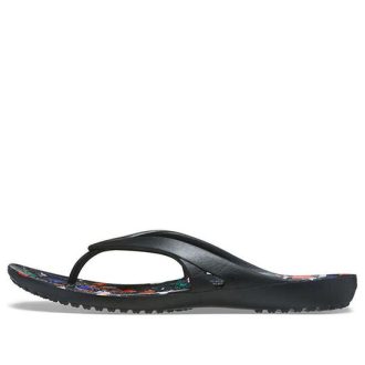 Crocs (WMNS) Kadee 2 trykt flip minimalistisk casual flip-flops svart 206866-001