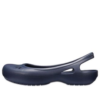 Crocs (WMNS) Kadee Flat Deep Blue Sandaler 205077-410