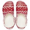 Crocs (WMNS) klassisk feriegenser grafisk &laquo;Red White&raquo; 209237-90H