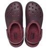 Crocs (WMNS) klassiske plattformforede tresko &laquo;Dark Cherry&raquo; 207938-6WD