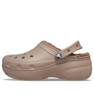 Crocs (WMNS) klassiske plattformforede tresko &laquo;Mushroom&raquo; 207938-195