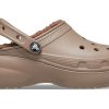 Crocs (WMNS) klassiske plattformforede tresko &laquo;Mushroom&raquo; 207938-195
