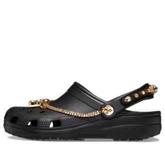 Crocs (WMNS) klassiske tiara-tresko &laquo;Black Gold&raquo; 209684-001