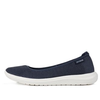Crocs (WMNS) Koselig pustende retro Athleisure Uformelt sportssko blå 205880-462 Crocs (WMNS) Koselig pustende retro Athleisure Uformelt sportssko blå 205880-462