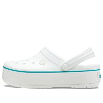 Crocs (WMNS) Lett koselig utendørsstrand Hvit blå sandaler &laquo;Hvit blå&raquo; 205434-1E0