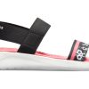 Crocs (WMNS) LiteRide-mønster utendørs åpen tå svarte røde sandaler &laquo;Black Red&raquo; 205868-066