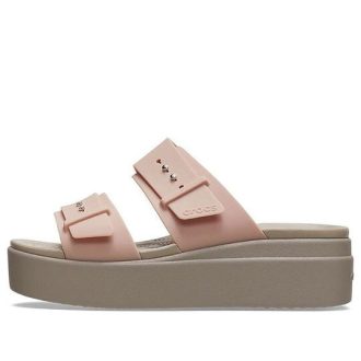 Crocs (WMNS) Pale Blush Brooklyn Sandal &laquo;Brown Beige&raquo; 207431-6RL