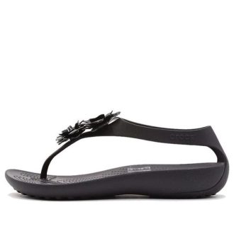 Crocs (WMNS) pustende koselige lette svarte sandaler 205600-060