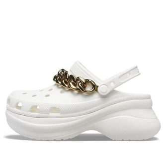 Crocs (WMNS) Retro Chain White Gold Sandaler &laquo;White Gold&raquo; 206662-19B