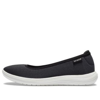 Crocs (WMNS) Reviva Koselig pustende lavoverdel Athleisure Uformelt sportssko Svart Hvit 205880-066