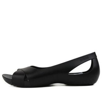 Crocs (WMNS) Serena Fashion Stilige svarte sandaler 206106-001
