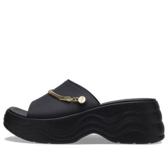 Crocs (WMNS) Skyline Shimmer Slides &laquo;Black Gold&raquo; 208582-072