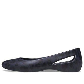 Crocs (WMNS) Sportssandaler Deep Blue Leopard print 206210-90L