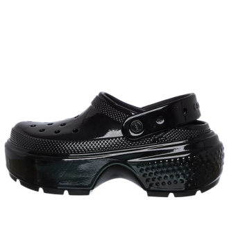 Crocs (WMNS) Stomp High Shine Clog &laquo;Black&raquo; 209568-001