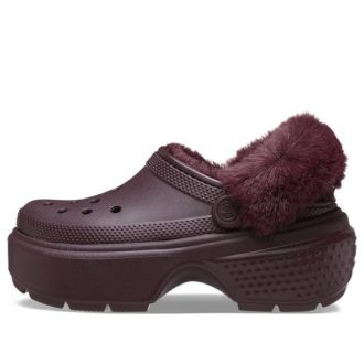 Crocs (WMNS) stompfôrede tresko &laquo;Dark Cherry&raquo; 208546-6WD