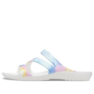 Crocs (WMNS) Swiftwater Crocs Casual Multi-Color Tie Dye Sandaler &laquo;White&raquo; 206894-928