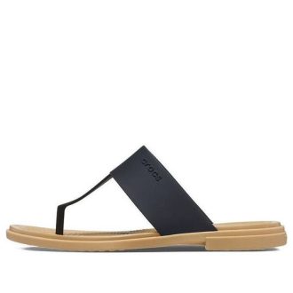 Crocs (WMNS) Tulum Flip &laquo;Black&raquo; 206752-00W
