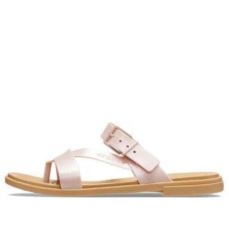 Crocs (WMNS) Tulum Shimmer Toe Post Sandaler &laquo;Pink Clay&raquo; 208666-6TY