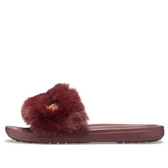 Crocs (WMNS) vinrøde tøfler 205968-60U
