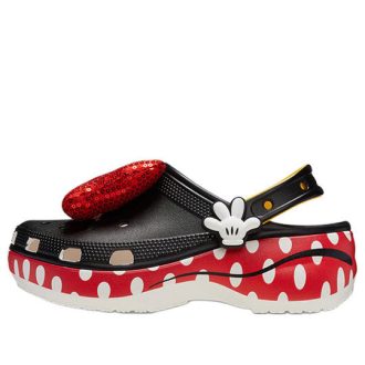 Crocs (WMNS) x Minnie Mouse Classic Platform Clogs &laquo;Black Red White&raquo; 209896-100