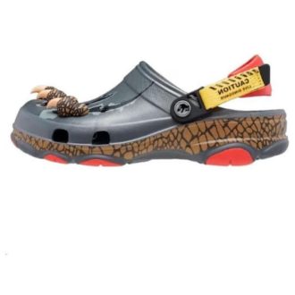 Crocs x Jurassic World terrengtresko &laquo;Forsiktig, levende dinosaur&raquo; 207968-0IE