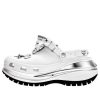 Crocs x MCM Mega Crush Clogs &laquo;White Silver&raquo; MEXDAMM08WT