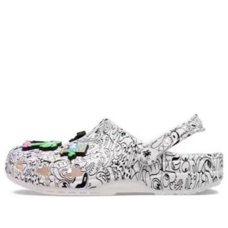 Crocs x Steven Harrington Classic Clogs &laquo;Quickstrike – White Black&raquo; 208145-103