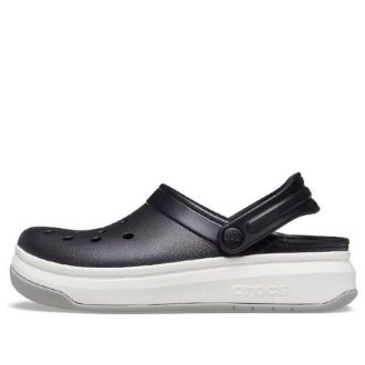 Crocsband Full Force Thick Sole Sandaler Svart Hvit Unisex 206122-066
