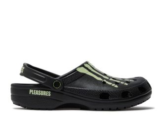 Pleasures x Classic Clog &laquo;Skeleton – Glow in the Dark&raquo;