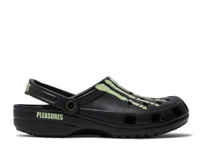 Pleasures x Classic Clog &laquo;Skeleton – Glow in the Dark&raquo;