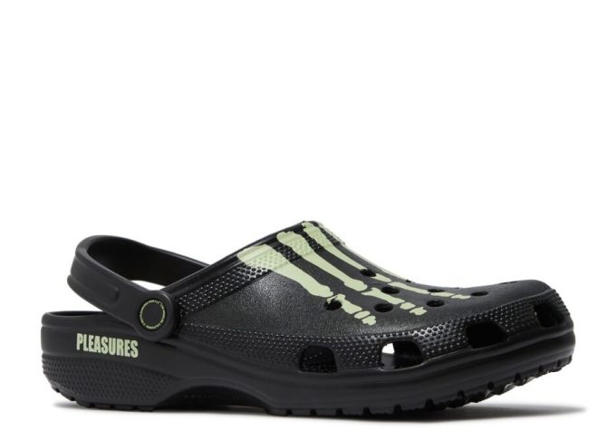 Pleasures x Classic Clog &laquo;Skeleton – Glow in the Dark&raquo;