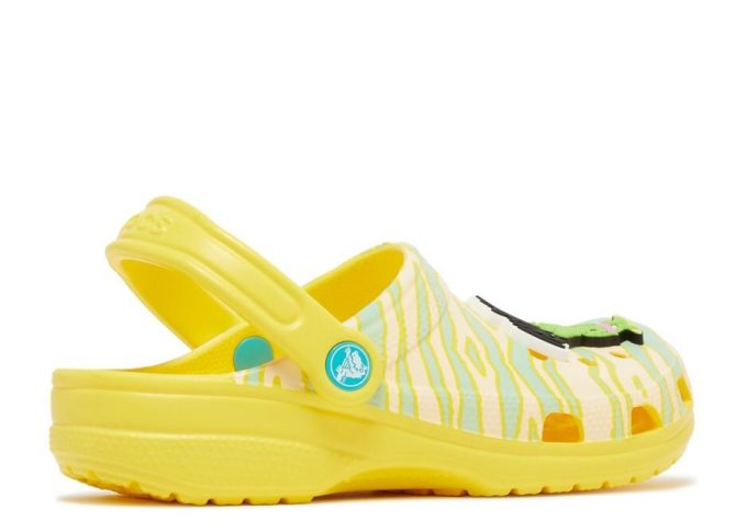 Ron English x Classic Clog Kids &laquo;Festdyr – Zebra Lemon&raquo;