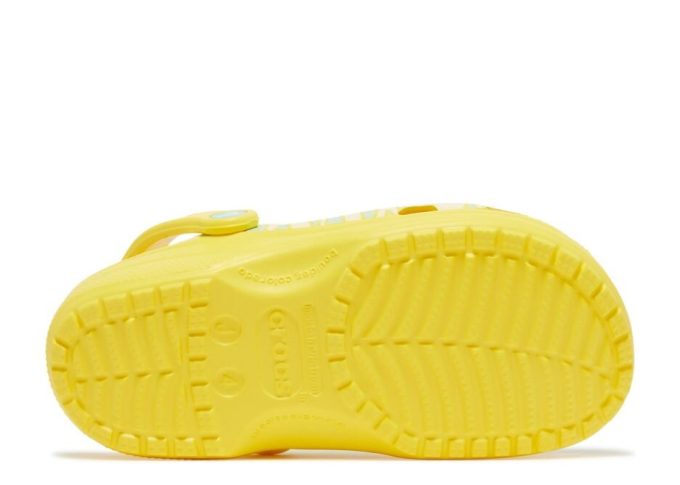 Ron English x Classic Clog Kids &laquo;Festdyr – Zebra Lemon&raquo;