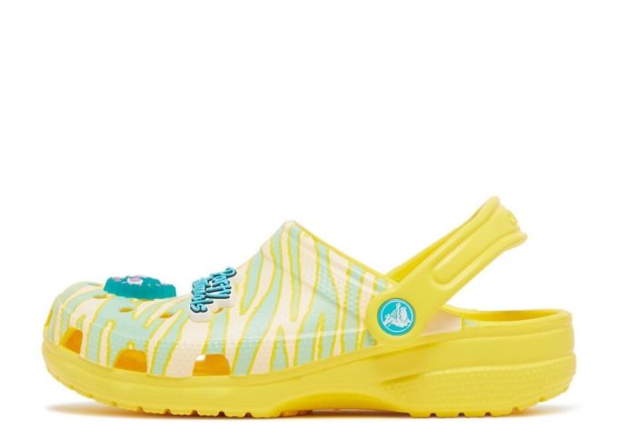 Ron English x Classic Clog Kids &laquo;Festdyr – Zebra Lemon&raquo;